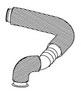 DINEX 18185 Exhaust Pipe